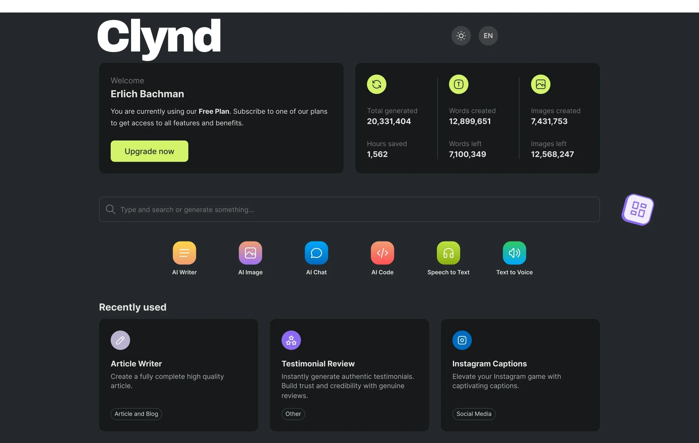 Application preview