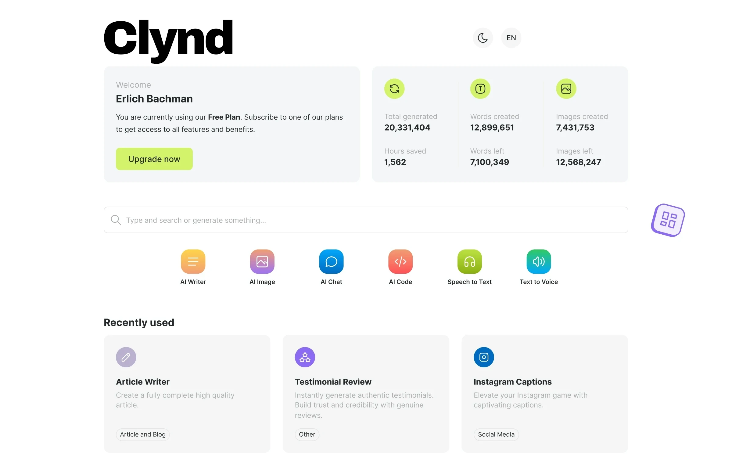 Application preview